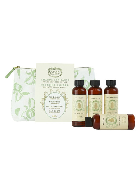 Panier des Sens Intemporels Soothing Almond Travel Set Набір для подорожей 