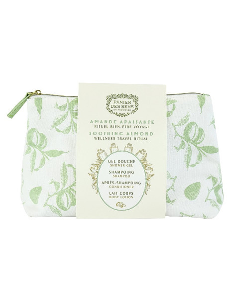 Panier des Sens Intemporels Soothing Almond Travel Set Набір для подорожей 