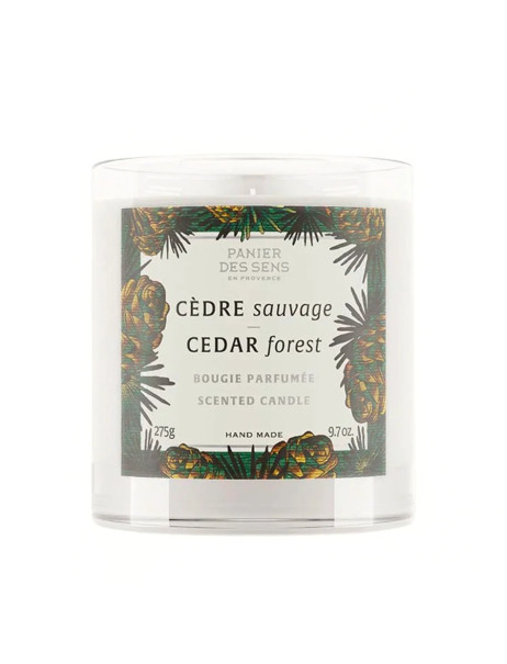 Panier des Sens Home Cedar Forest Scented Candle Ароматическая свеча 