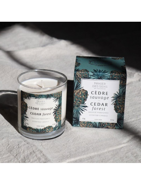 Panier des Sens Home Cedar Forest Scented Candle Ароматическая свеча 