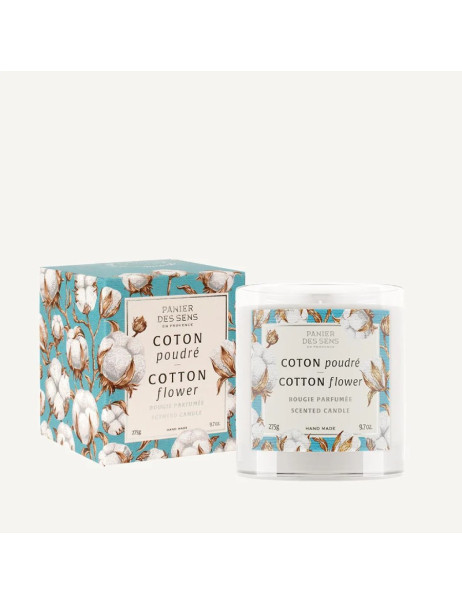 Panier des Sens Home Cotton Flower Scented Candle Ароматизована свічка 