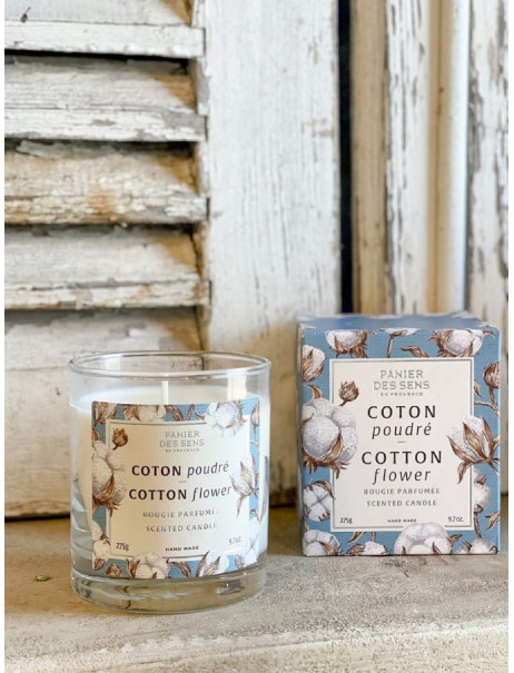 Panier des Sens Home Cotton Flower Scented Candle Ароматизована свічка 