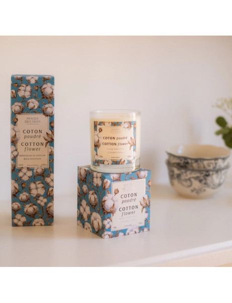 Panier des Sens Home Cotton Flower Scented Candle Ароматизована свічка 
