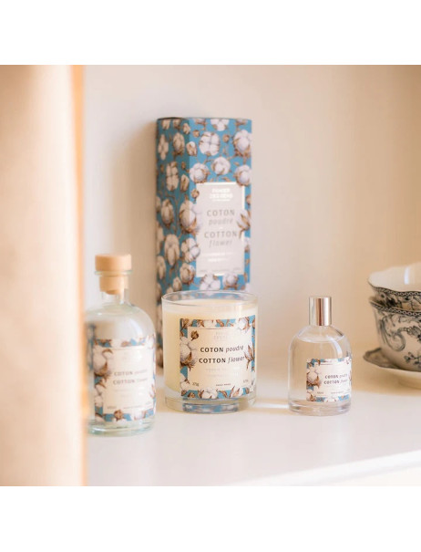 Panier des Sens Home Cotton Flower Scented Candle Ароматизована свічка 