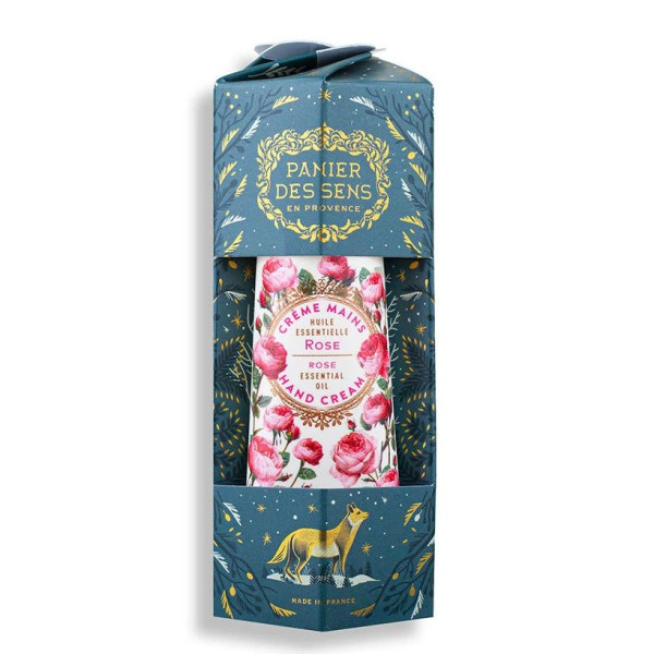 Panier des Sens Mini Hand Cream Christmas Set Rejuvenating Rose Лімітований крем для рук Троянда