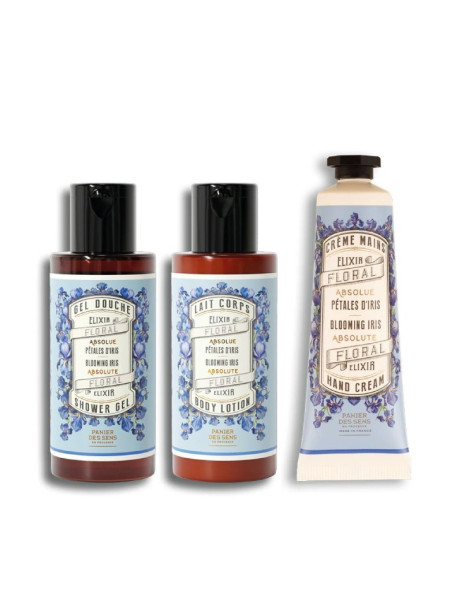 Panier des Sens Absolutes Blooming Iris Travel Set Набор для путешествий 