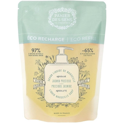 Panier des Sens Absolutes Precious Jasmine Eco Refill Marseille Soap Марсельское жидкое мыло Жасмин (Дой-пак)