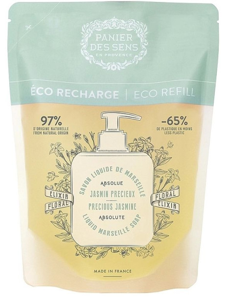 Panier des Sens Absolutes Precious Jasmine Eco Refill Marseille Soap Марсельське рідке мило Жасмин (Дой-пак)