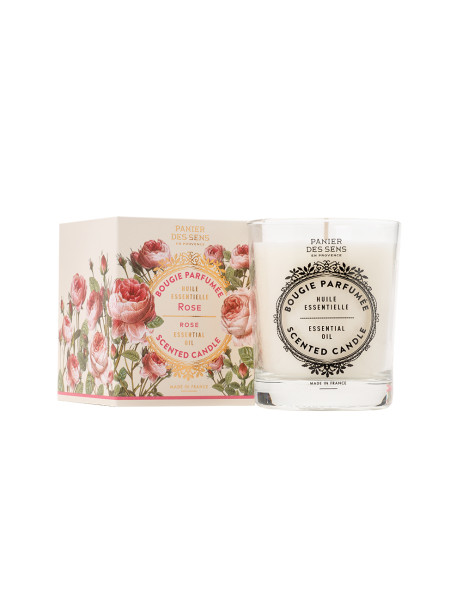 Panier des Sens Essentials Rejuvenating Rose Scented Сandle Ароматизированная свеча Роза