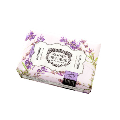 Panier des Sens Authentics Blue Lavender Extra-gentle Soap Экстра-нежное мыло масло ши Лаванда