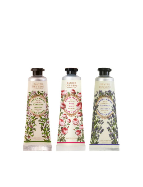 Panier des Sens Essentials Hand Care Gift Set Подарунковий набір для догляду за руками Вербена, Троянада, Лаванда