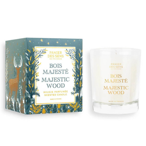 Panier des Sens Scented Candle Majestic Wood Лімітована ароматична свічка Величний ліс