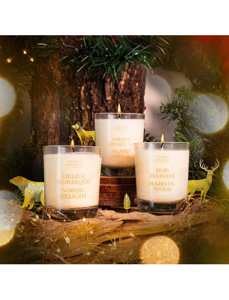 Panier des Sens Scented Candle Silver Amber Лімітована ароматична свічка Срібний бурштин