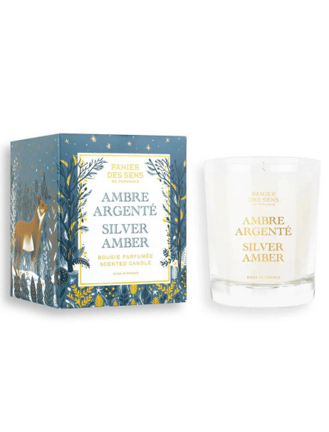 Panier des Sens Scented Candle Silver Amber Лімітована ароматична свічка Срібний бурштин