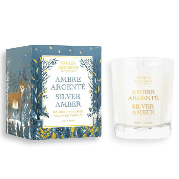 Panier des Sens Scented Candle Silver Amber Лімітована ароматична свічка Срібний бурштин