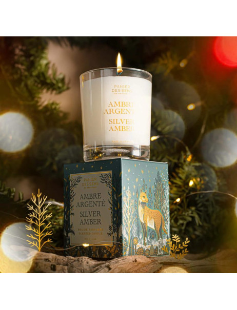 Panier des Sens Scented Candle Silver Amber Лімітована ароматична свічка Срібний бурштин