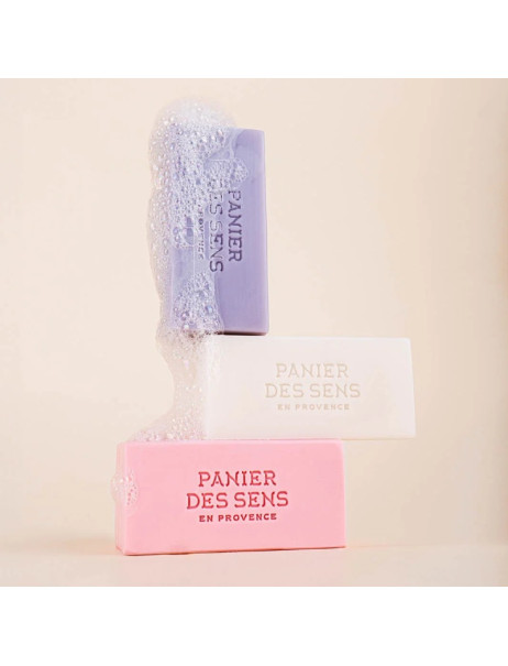 Panier des Sens Scented Solid Soaps Gift Set Подарочный набор ароматического мыла Хлопок, Лаванда, Роза