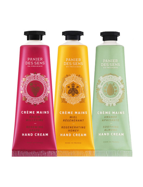 Panier des Sens Timeless Hand Care Gift Set Подарунковий набір для догляду за руками Мигдаль, Мед, Білий Виноград