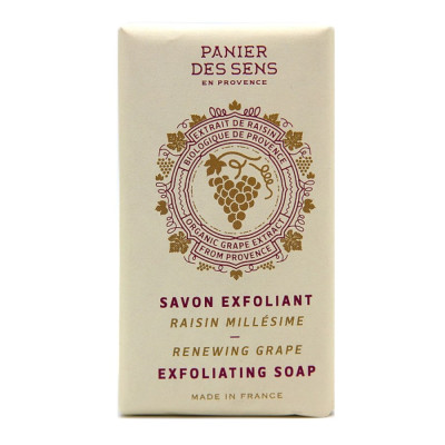 Panier des Sens Intemporels Renewing White Grape Exfoliating Soap Відлущуюче мило Білий Виноград
