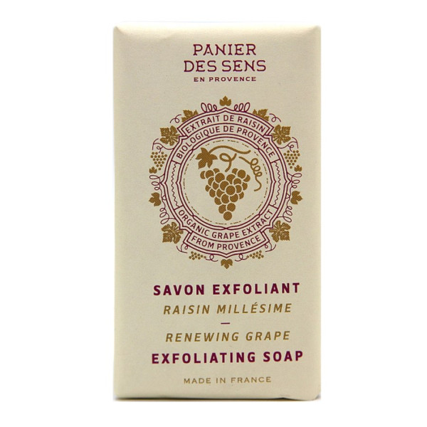 Panier des Sens Intemporels Renewing White Grape Exfoliating Soap Відлущуюче мило Білий Виноград
