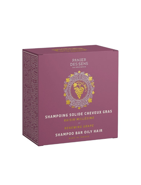 Panier des Sens Intemporels Renewing White Grape Oily Hair Shampoo Bar Шампунь-бар для жирных волос Белый Виноград
