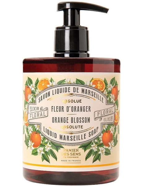 Panier des Sens Absolutes Orange Blossom Liquid Marseille Soap Марсельское жидкое мыло Флердоранж