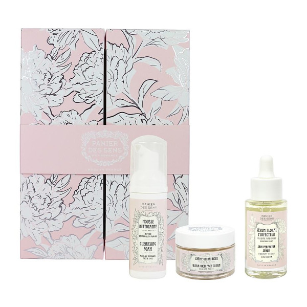 Panier des Sens Radiant Peony Women's Beauty Gift Set Подарунковий набір "Зволожуючий і сяючий догляд за обличчям"