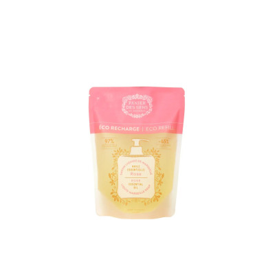 Panier des Sens Essentials Rejuvenating Rose Eco Refill Marseille Soap Марсельское жидкое мыло Роза (Дой-пак)