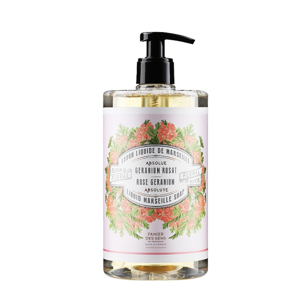 Panier des Sens Absolutes Rose Géranium Liquid Soap Марсельське рідке мило Рожева Герань