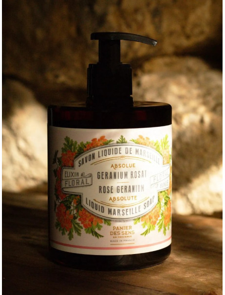 Panier des Sens Absolutes Rose Géranium Liquid Soap Марсельське рідке мило Рожева Герань