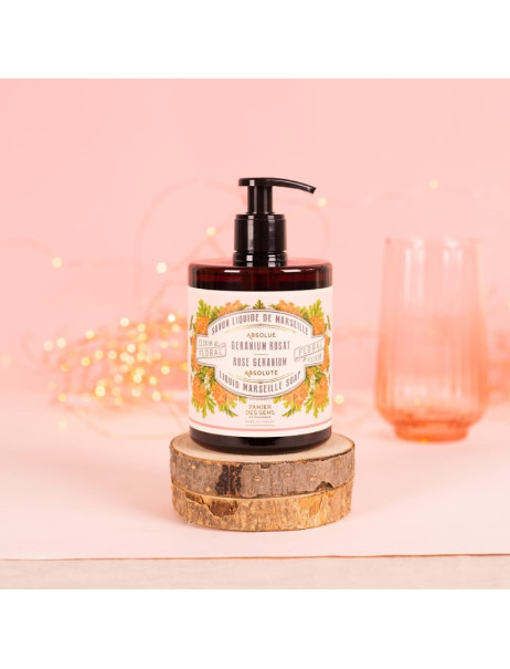 Panier des Sens Absolutes Rose Géranium Liquid Soap Марсельське рідке мило Рожева Герань