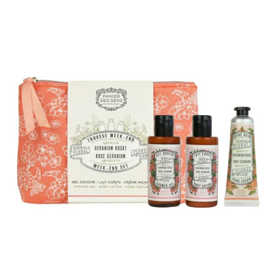 Panier des Sens Absolutes Rose Géranium Travel Set Набор для путешествий "Розовая Герань"