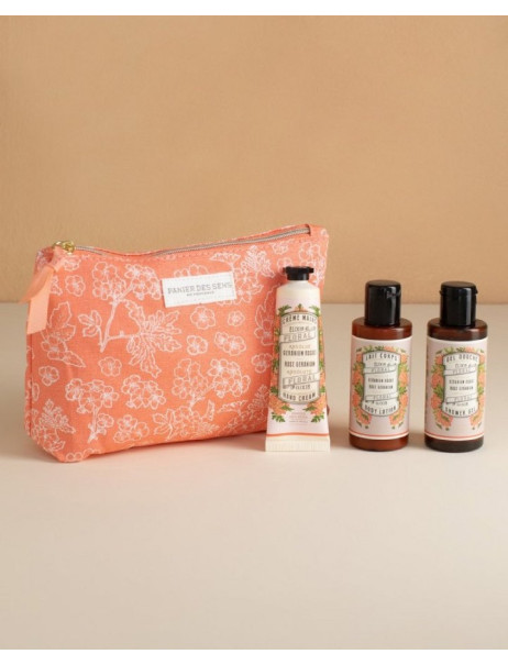 Panier des Sens Absolutes Rose Géranium Travel Set Набір для подорожей 