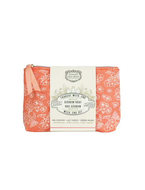Panier des Sens Absolutes Rose Géranium Travel Set Набір для подорожей 