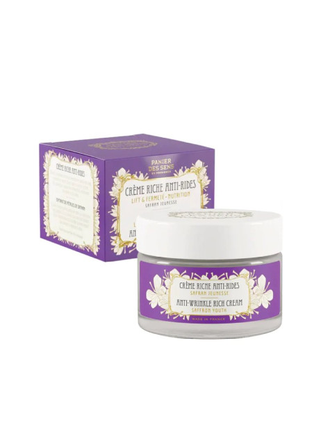 Panier des Sens Sublime Skincare Saffron Youth Anti-Wrinkle Rich Cream Насыщенный крем против морщин Шафран