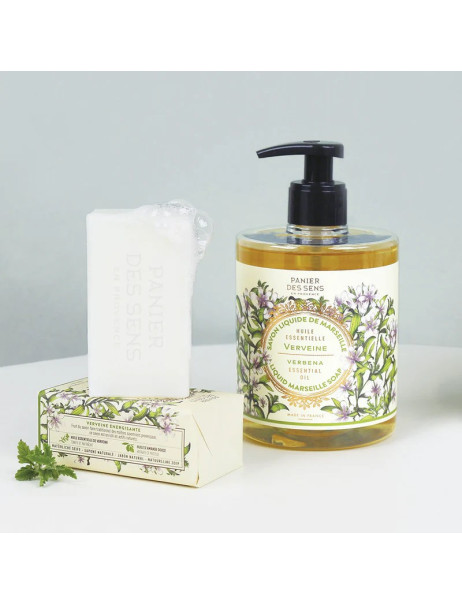 Panier des Sens Essentials Energizing Verbena Vegetable Soap Bar Екстра-ніжне рослинне мило Вербена