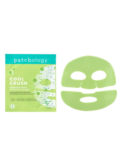 Patchology Cool Crush Extra-Depuffing Hydrogel Face Mask Гідрогелева маска для зменшення набряків обличчя