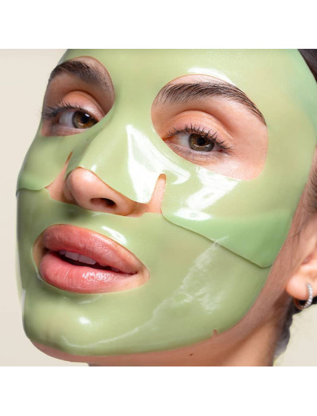 Patchology Cool Crush Extra-Depuffing Hydrogel Face Mask Гідрогелева маска для зменшення набряків обличчя
