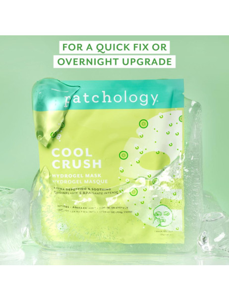Patchology Cool Crush Extra-Depuffing Hydrogel Face Mask Гідрогелева маска для зменшення набряків обличчя