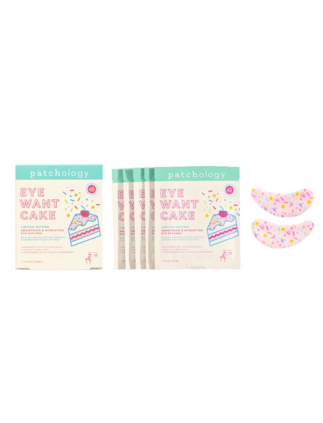 Patchology Eye Want Cake Limited Edition Smoothing & Hydrating Eye Patches Розгладжуючі та зволожуючі лімітовані патчі