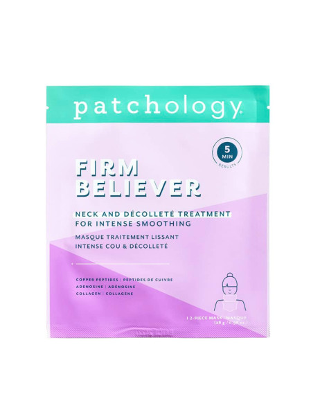 Patchology Firm Believer Neck & Décolleté Treatment Розгладжуюча маска для шиї та декольте