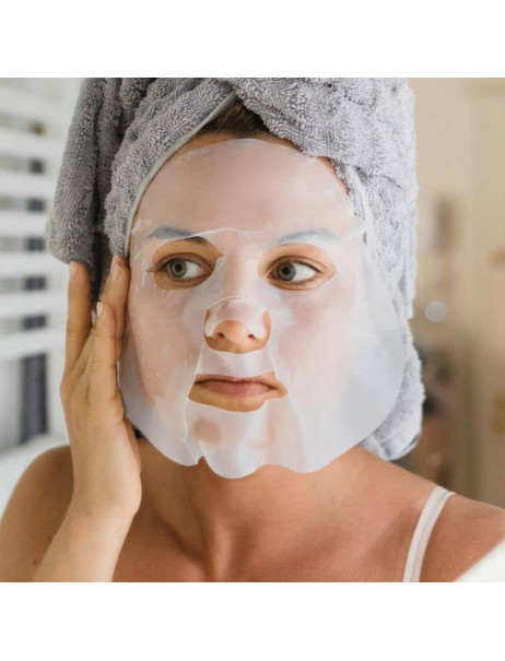 Patchology Press Reset Soothing Mask Тканинна маска з ектрактом алое для миттєвого заспокоєння, зволоження та комфорту шкіри