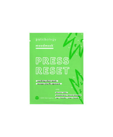 Patchology Press Reset Soothing Mask Тканинна маска з ектрактом алое для миттєвого заспокоєння, зволоження та комфорту шкіри - Написати відгук