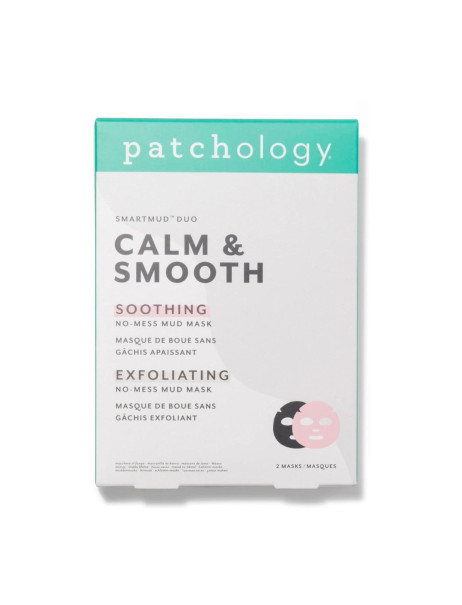 Patchology SmartMud Duo - Smooth + Calm Дуо масок Обновляющая + Успокаивающая