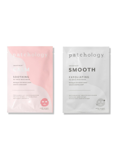 Patchology SmartMud Duo - Smooth + Calm Дуо масок Обновляющая + Успокаивающая