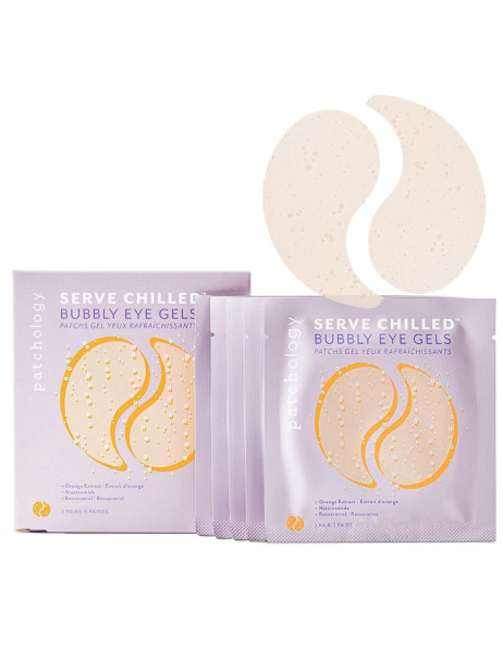 Patchology Serve Chilled Bubbly Eye Gels Осветительные патчи для мгновенного сияния