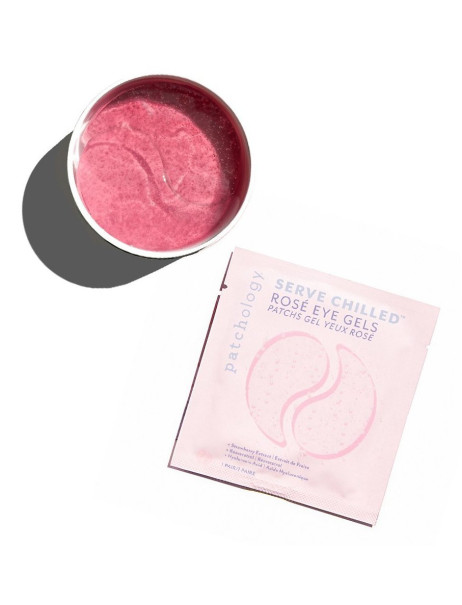Patchology Serve Chilled Rosé Eye Gel Освіжаючі патчі з екстрактом троянди