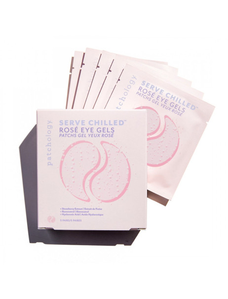 Patchology Serve Chilled Rosé Eye Gel Освіжаючі патчі з екстрактом троянди
