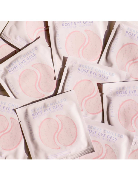 Patchology Serve Chilled Rosé Eye Gel Освіжаючі патчі з екстрактом троянди