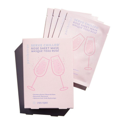 Patchology Serve Chilled Rosé Sheet Masque Освіжаюча маска для обличчя з екстрактом троянди